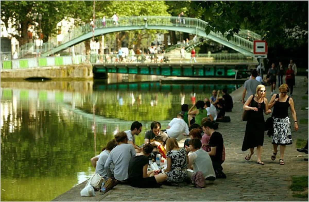 Charmante Studette Paris Canal Saint Martin Exteriör bild